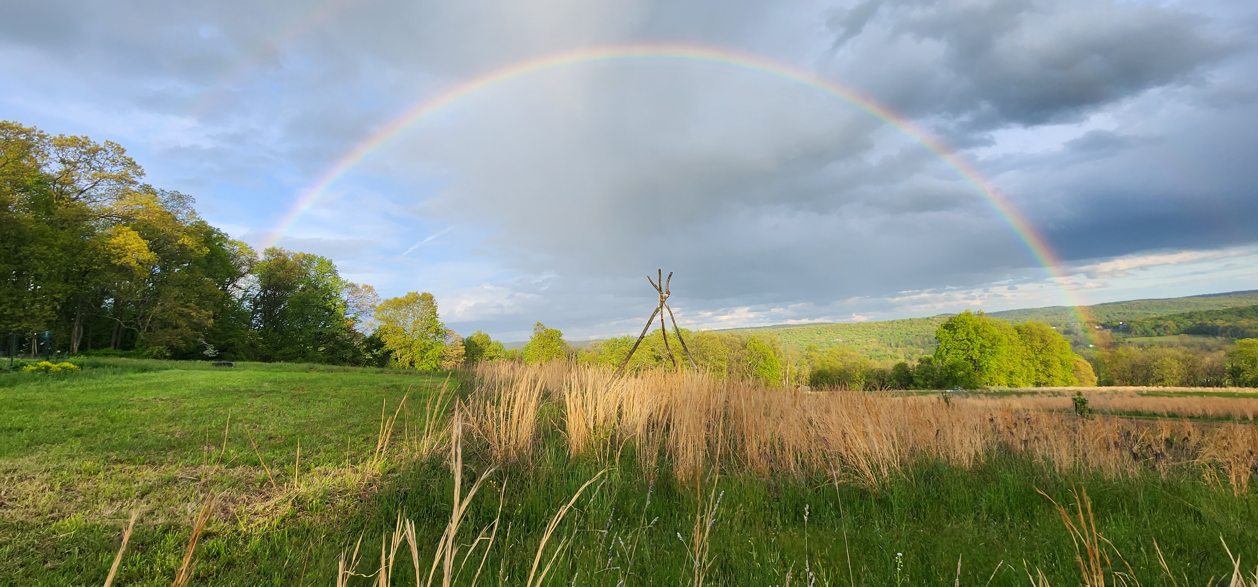 Stunning full rainbows